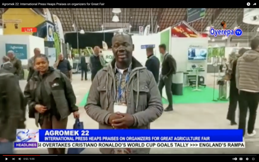 The organizers of Agromek, northern Europe's largest agricultural fair, hosted 17 IFAJ members at its November 2022 show at the MCH Messecenter in Herning, Denmark.